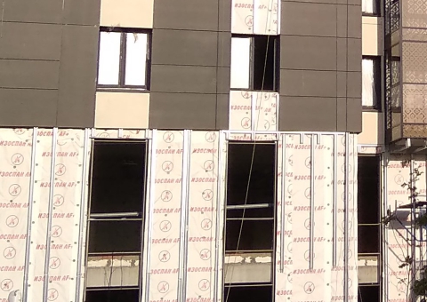 Ветрозащита AF фасада ЖК Норвежский2